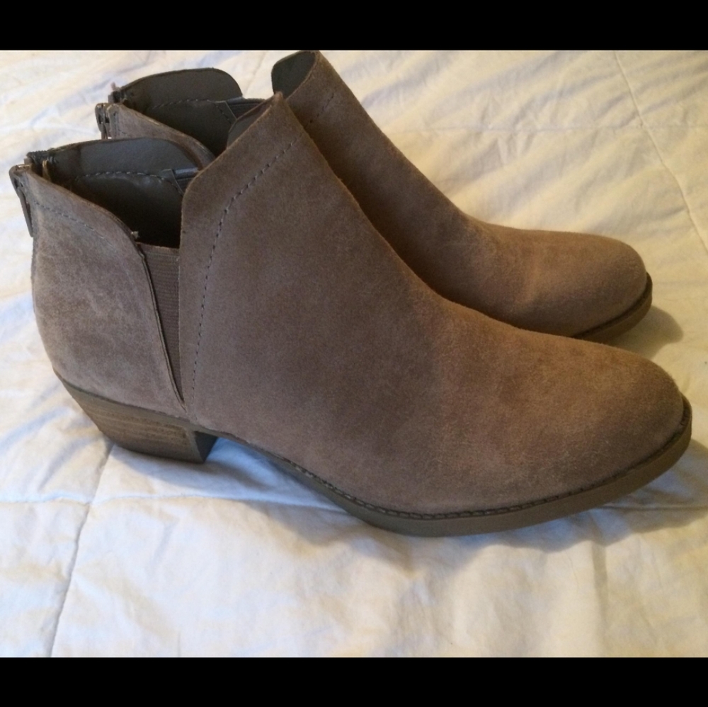 Suede Ankle Booties